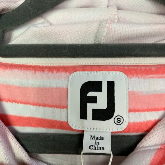 NWT Footjoy Watercolor Stripe Pullover Hoodie Women’s Sz S Golf‎ Hiking - Picture 10 of 11